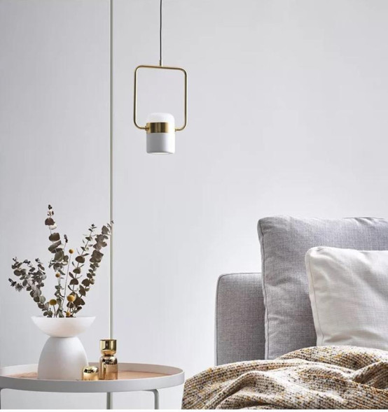 Подвесной светильник Delight Collection 9926P/1 white/gold