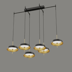 Подвесной светильник Delight Collection MD18001061-6B  black/gold