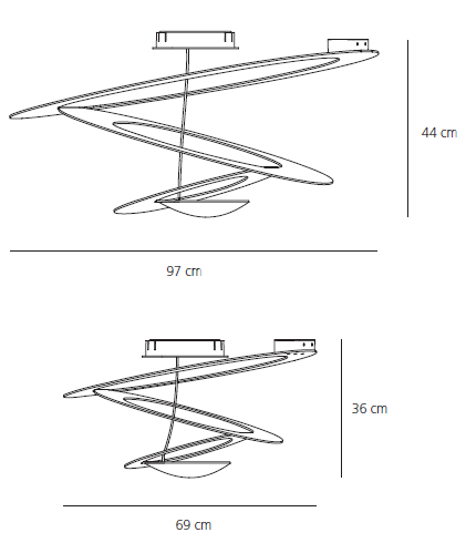Люстра подвесная Pirce D100
