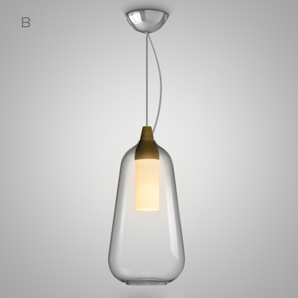 Подвесной Светильник Berita Прозрачное Стекло