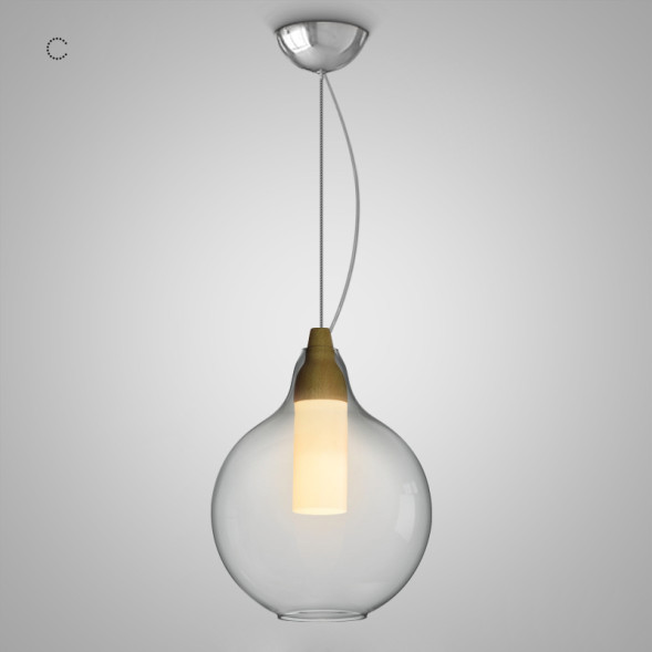 Подвесной Светильник Berita Прозрачное Стекло