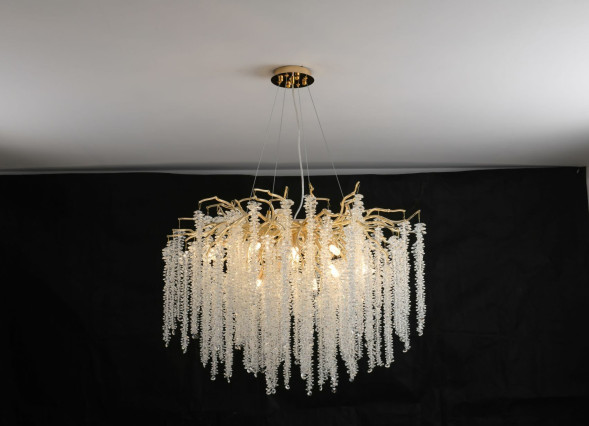 Люстра Coral Crystals Round Copper II D80