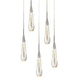 Подвесной светильник Delight Collection Pour 5 chrome