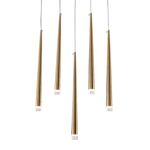 Подвесной светильник Delight Collection Aquitaine 5 gold