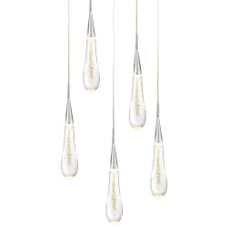 Подвесной светильник Delight Collection Pour 5 silver