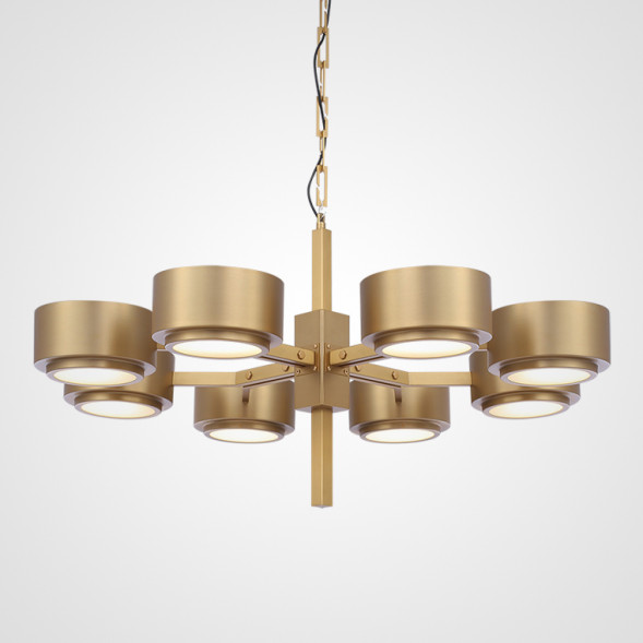 Подвесная Люстра Hans-Agne Jakobsson Large Brass Chandelier For Markaryd In Sweden 6