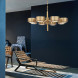 Подвесная Люстра Hans-Agne Jakobsson Large Brass Chandelier For Markaryd In Sweden 6