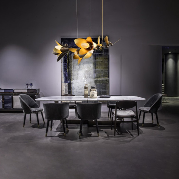 Подвесная Люстра Lavra A7 Латунь+Мокоо