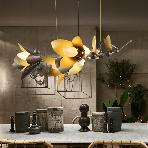 Подвесная Люстра Lavra A7 Латунь+Мокоо