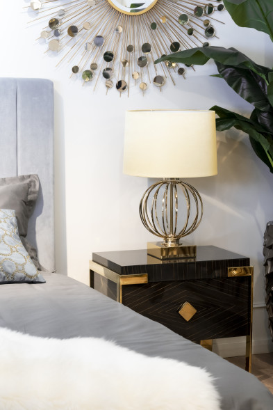 Настольная лампа золотая 22-86949