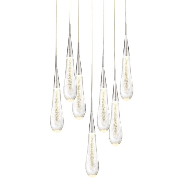 Подвесной светильник Delight Collection Pour 7 silver