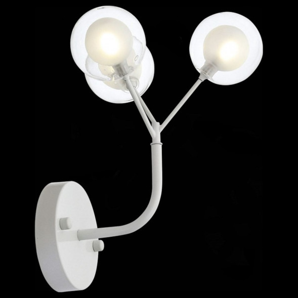 Настенный Светильник С Тремя Шарообразными Плафонами На Разветвленных Рожках Fiochi Wall