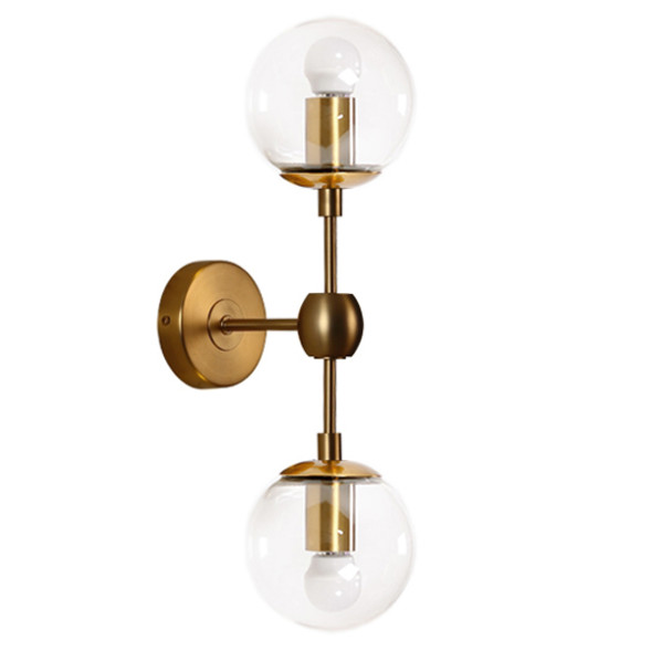 Бра Modo Sconce 2 Globes Gold