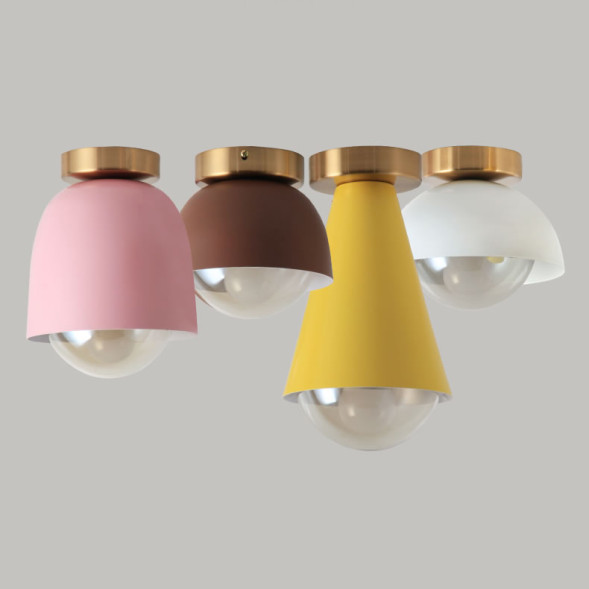 Потолочный Точечный Светильник Creamy Коричневый