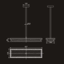 Подвесной светильник Delight Collection PR98023L-B