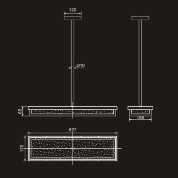 Подвесной светильник Delight Collection PR98023L-B