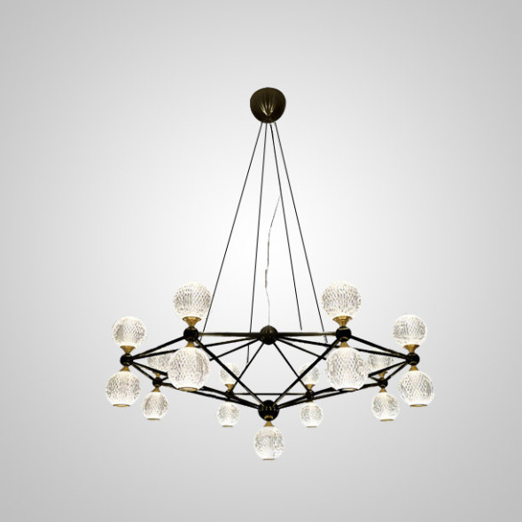 Подвесная Люстра Trenton L17 Black