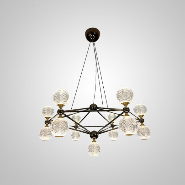 Подвесная Люстра Trenton L17 Black