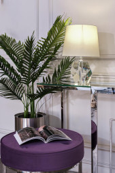 Лампа настольная &quot;хрустальная&quot; с кремовым плафоном X31511CR