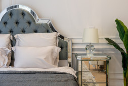 Лампа настольная &quot;хрустальная&quot; с кремовым плафоном X31511CR