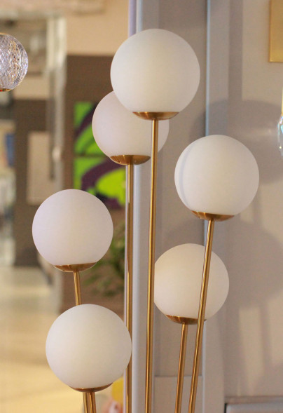 Торшер Delight Collection Tortora brass