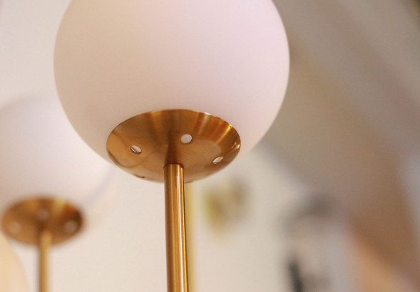 Торшер Delight Collection Tortora brass