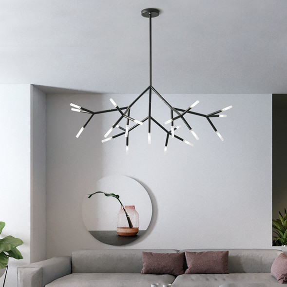 Серия Люстр Молекулярной Формы С Трубчатыми И Круглыми Плафонами. Raze