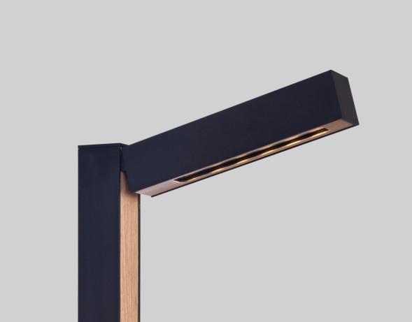 Фонарь Delight Collection GR0224-1A Black and Wood