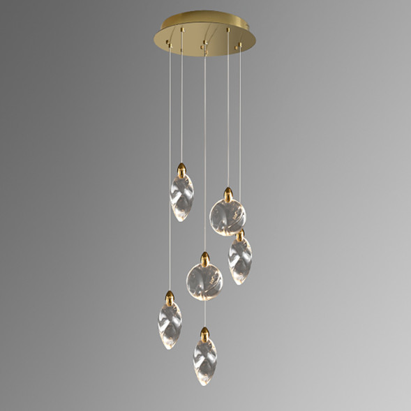 Подвесной светильник Delight Collection MT9176-6H titanium gold