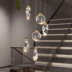 Подвесной светильник Delight Collection MT9176-6H titanium gold