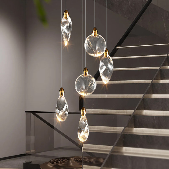 Подвесной светильник Delight Collection MT9176-6H titanium gold