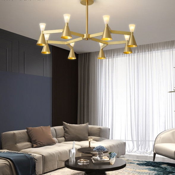 Серия Люстр С Коническими Двунаправленными Плафонами Poulina