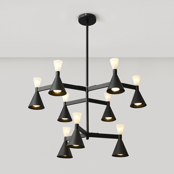 Серия Люстр С Коническими Двунаправленными Плафонами Poulina