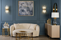 Бра стеклянное (латунь) 92EL-YG59025