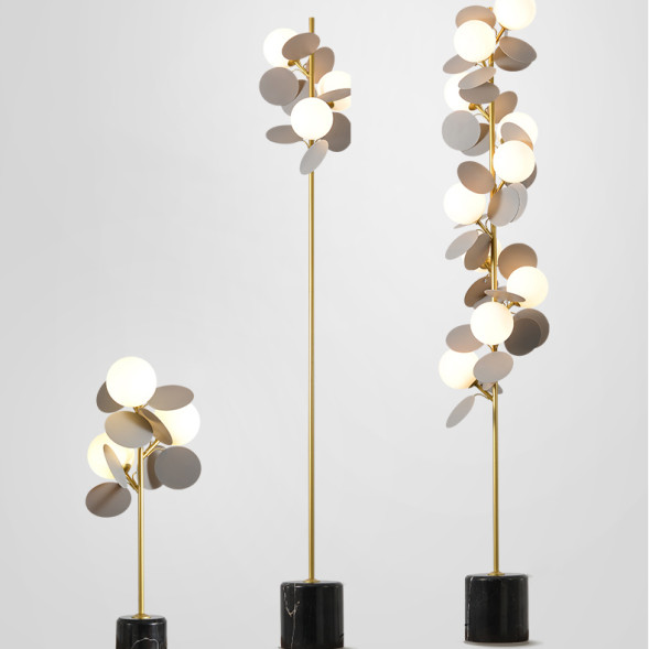 Торшер Matisse Fl 3 White/Gray