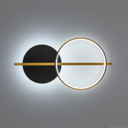 1208 brass+black настенный