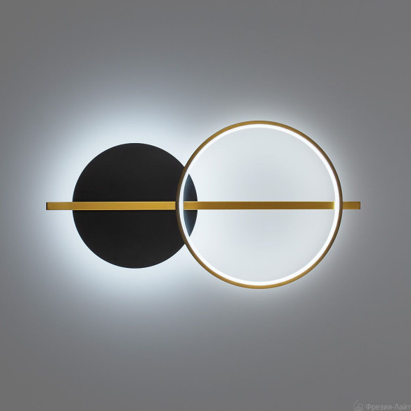 1208 brass+black настенный