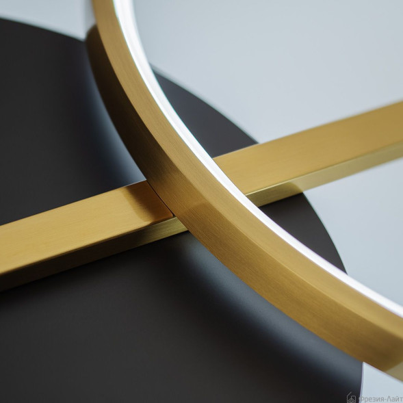 1208 brass+black настенный