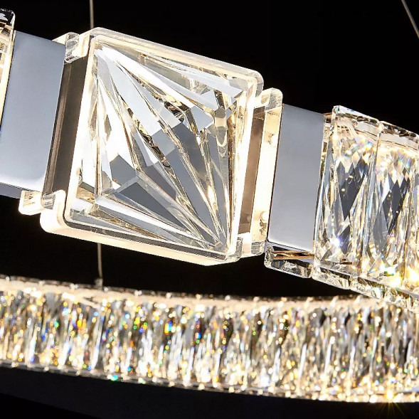 Люстра Delight Collection D8010P/2R/D800+600 silver