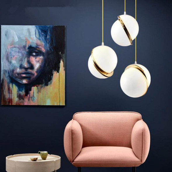 Подвесной светильник Delight Collection Crescent 3S brass