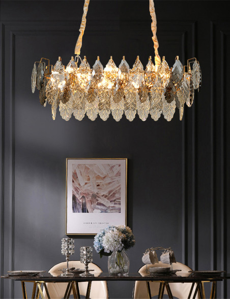 Люстра Delight Collection D8011P/L-800 gold/smoky