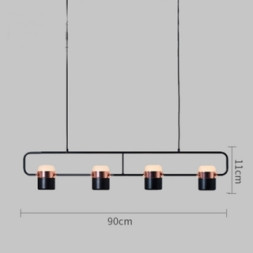 Люстра Ling PL4 Copper