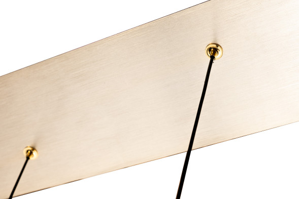 Светильник подвесной Rondo рифленое стекло/золото 162FL-61506