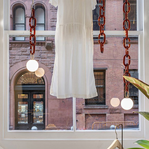 Подвесной Светильник Chain Красный