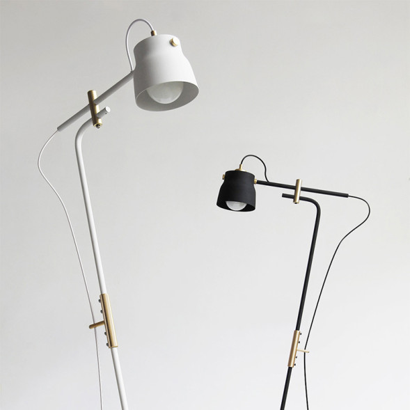 Торшер Ram Flor Белый