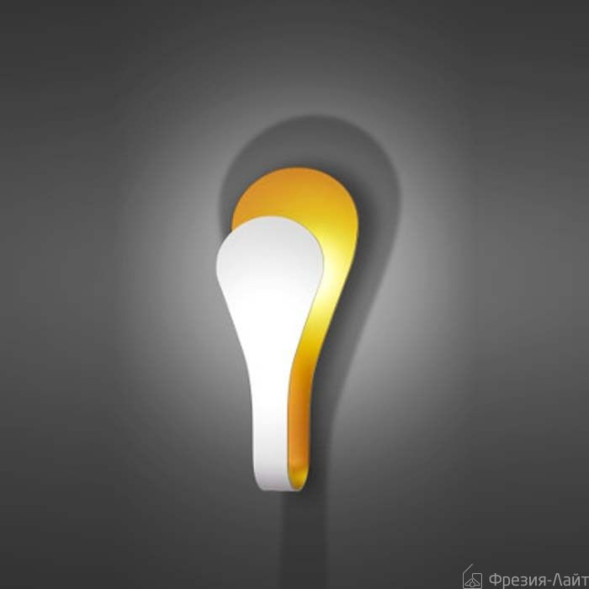 Светильник NoHo white/gold бра 10W LED