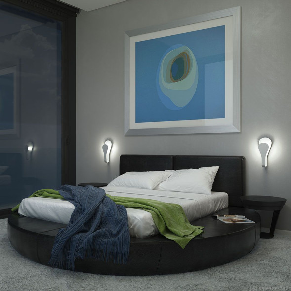 Светильник NoHo white/gold бра 10W LED