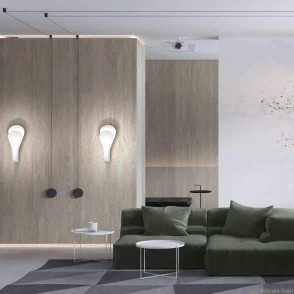 Светильник NoHo white/gold бра 10W LED