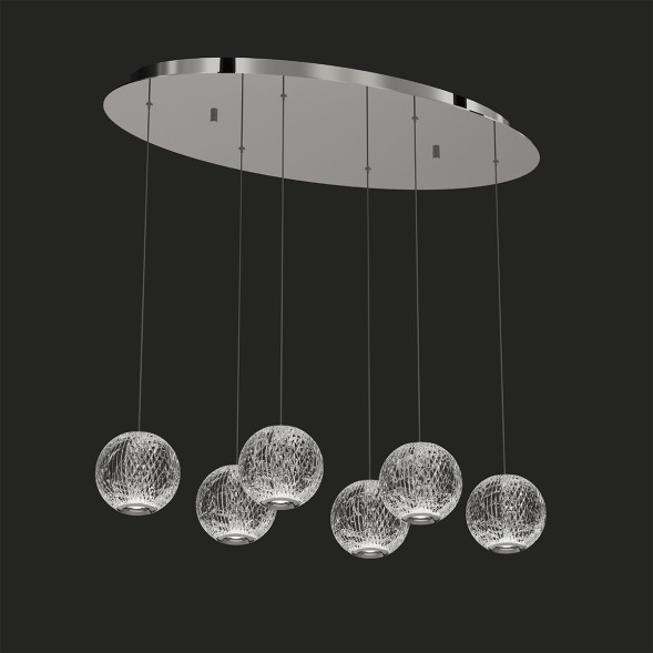 Подвесной светильник Delight Collection MD20001012-6A chrome