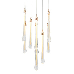 Подвесной светильник Delight Collection Teardrop 10 gold